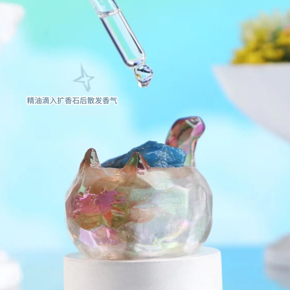正版貓貓PAL水晶盲盒擺件創意喵喵動物桌面貓咪公仔手辦生日禮物-細節圖2