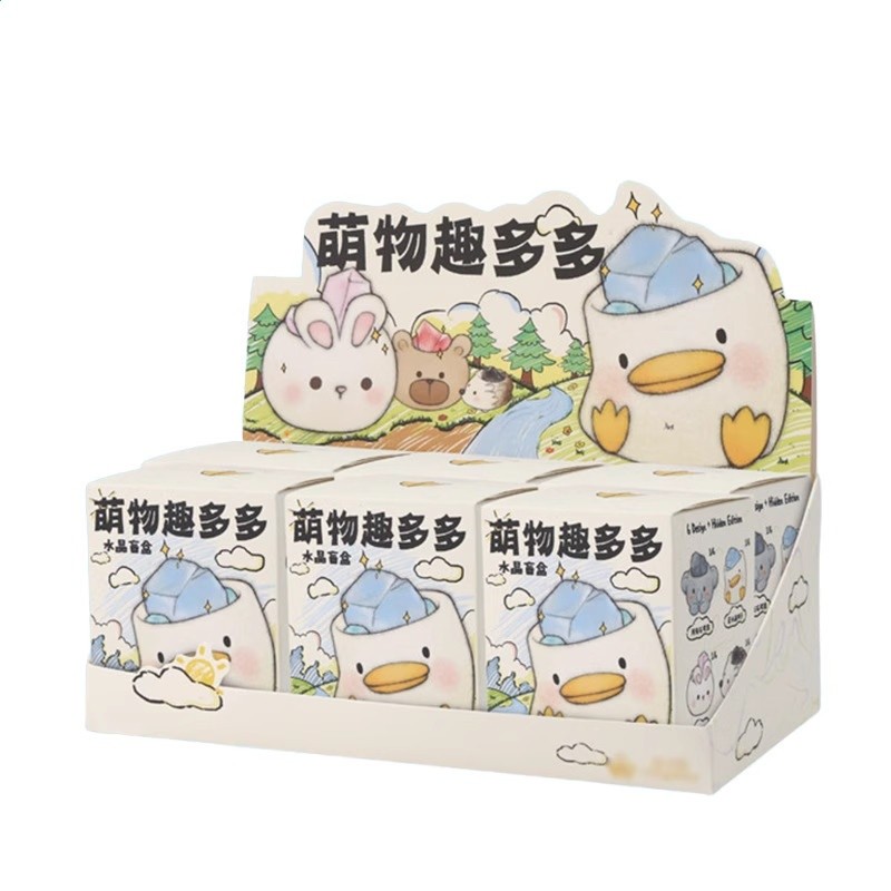 正版貓貓PAL水晶盲盒擺件創意喵喵動物桌面貓咪公仔手辦生日禮物-規格圖5