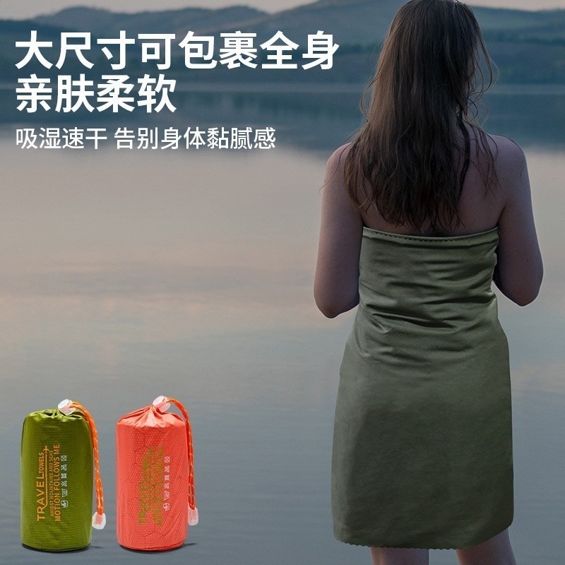 運動吸水速乾毛巾戶外旅行徒步健身汗巾涼感抗菌快乾浴巾運動毛巾-細節圖3