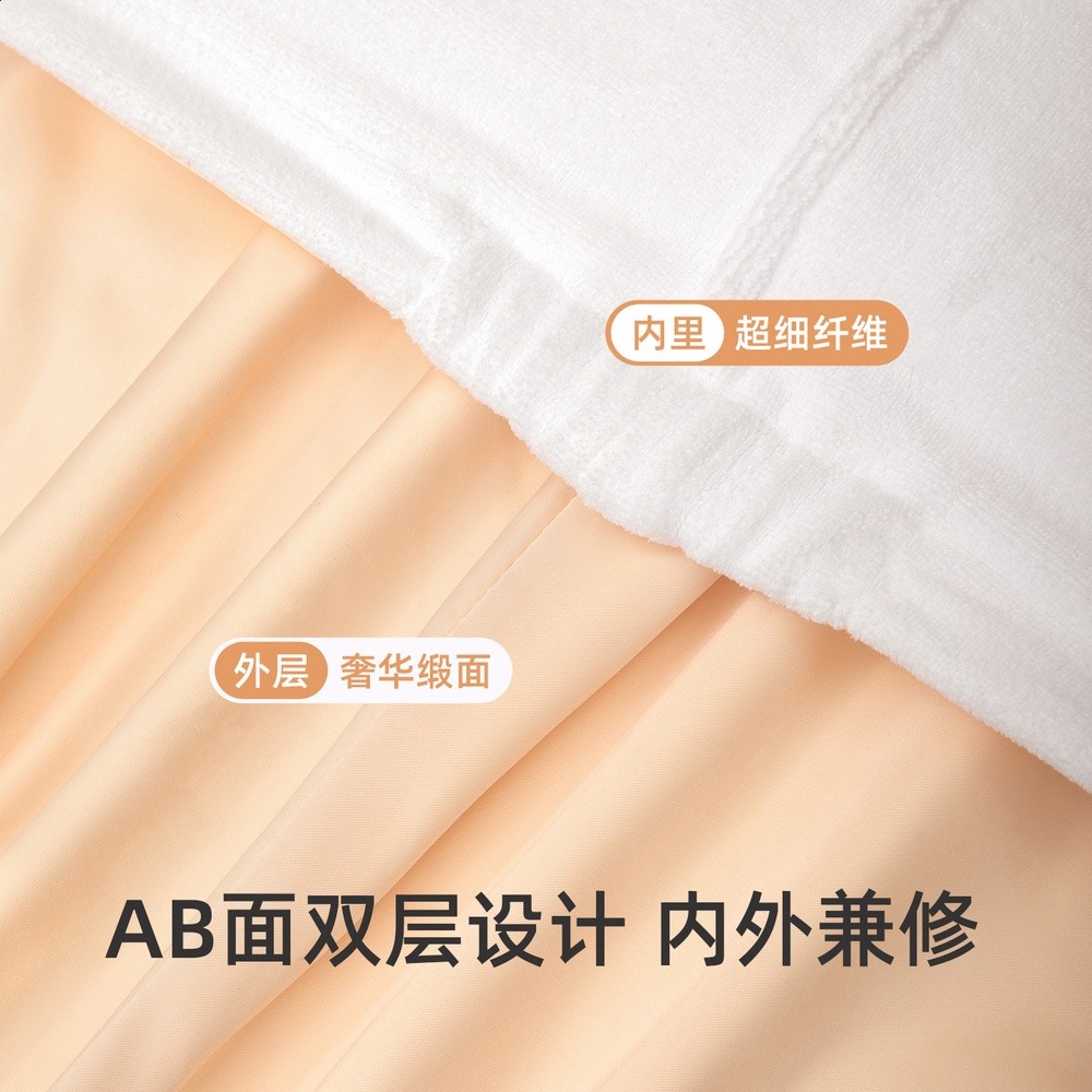毛毛雨超細纖維乾髮帽女新款一片式包頭巾仿絲綢教師節高階禮盒裝-細節圖3
