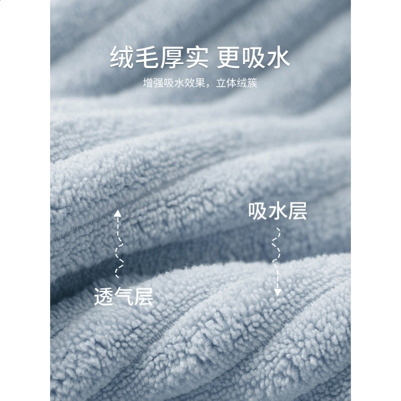 乾髮帽女超強吸水速乾加厚免吹新款浴帽洗頭巾女包頭擦頭髮的毛巾-細節圖5