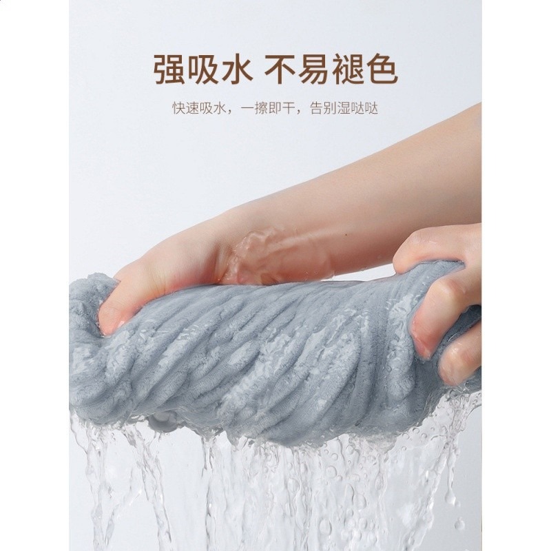 乾髮帽女超強吸水速乾加厚免吹新款浴帽洗頭巾女包頭擦頭髮的毛巾-細節圖3