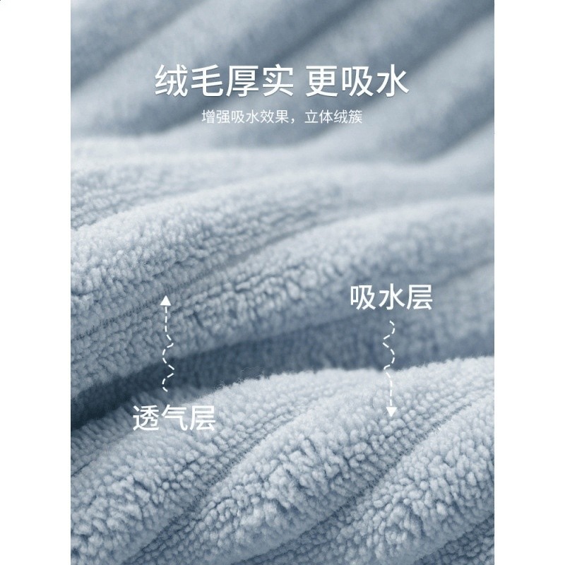 乾髮帽女超強吸水速乾加厚免吹新款浴帽洗頭巾女包頭擦頭髮的毛巾-細節圖5