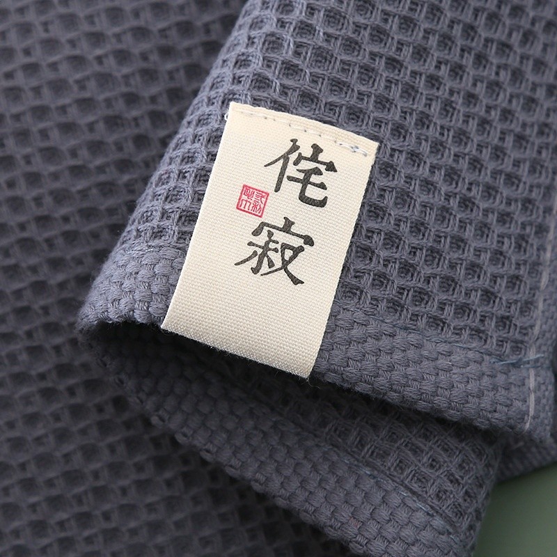 純棉蜂窩毛巾浴巾方巾套裝華夫格加厚全棉大批發三件套吸水-細節圖2