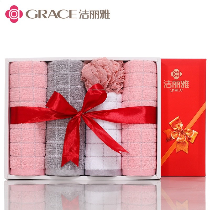 潔麗雅純棉毛巾禮盒套裝婚慶滿月喬遷伴手禮員工福利公司團購毛巾-規格圖5