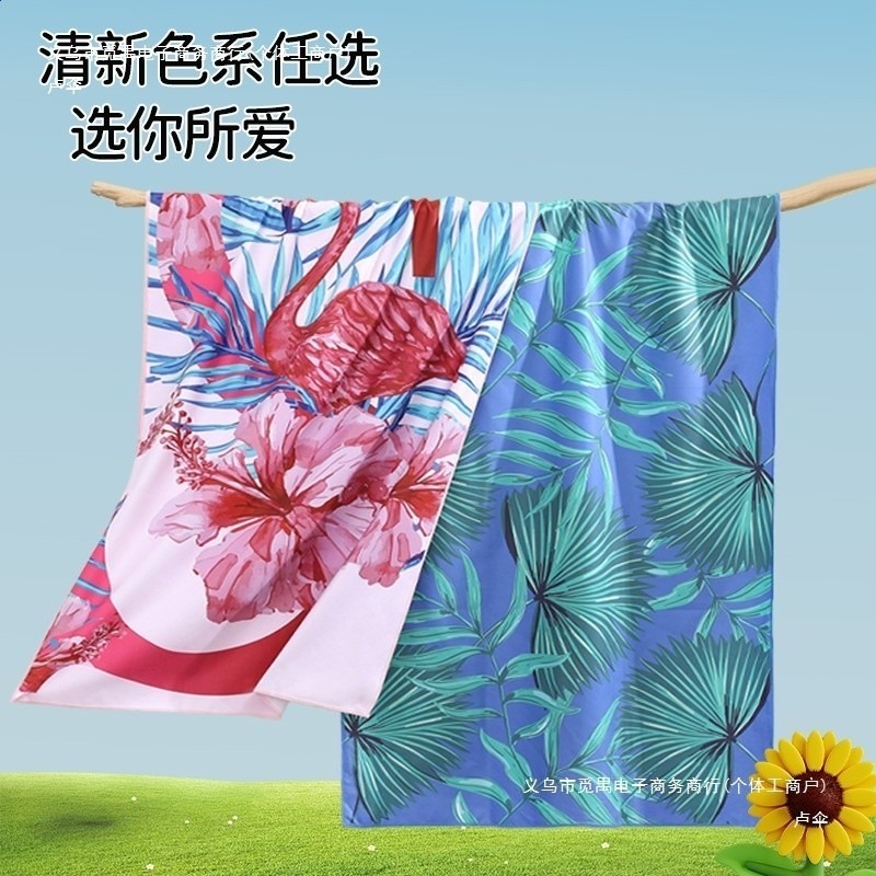 速乾游泳浴巾女健身運動大人吸水男款便攜兒童洗澡沙灘巾毛巾溫泉-細節圖2