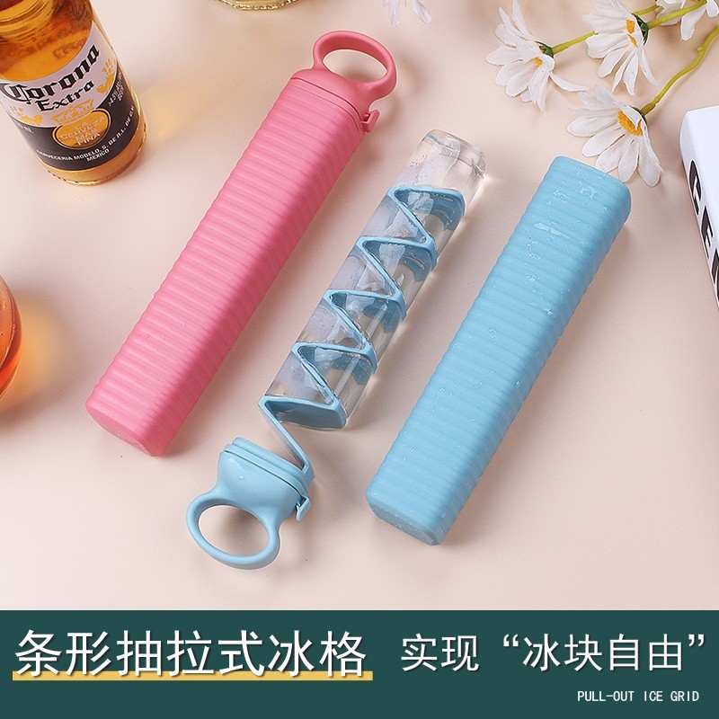 跨境新品冰格創意家用酒吧製冰冰塊冰棒磨具10格自制速凍製冰格盒-細節圖2