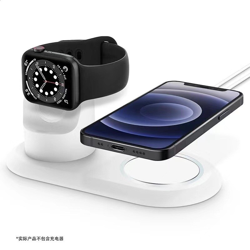 適用蘋果手錶充電支架iPhone12充電支架magsafe無線充支架二合一-規格圖5