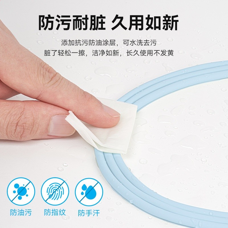 威迅雙頭Type-C資料線100W快充矽膠適用於安卓公對公充電手機線-細節圖3