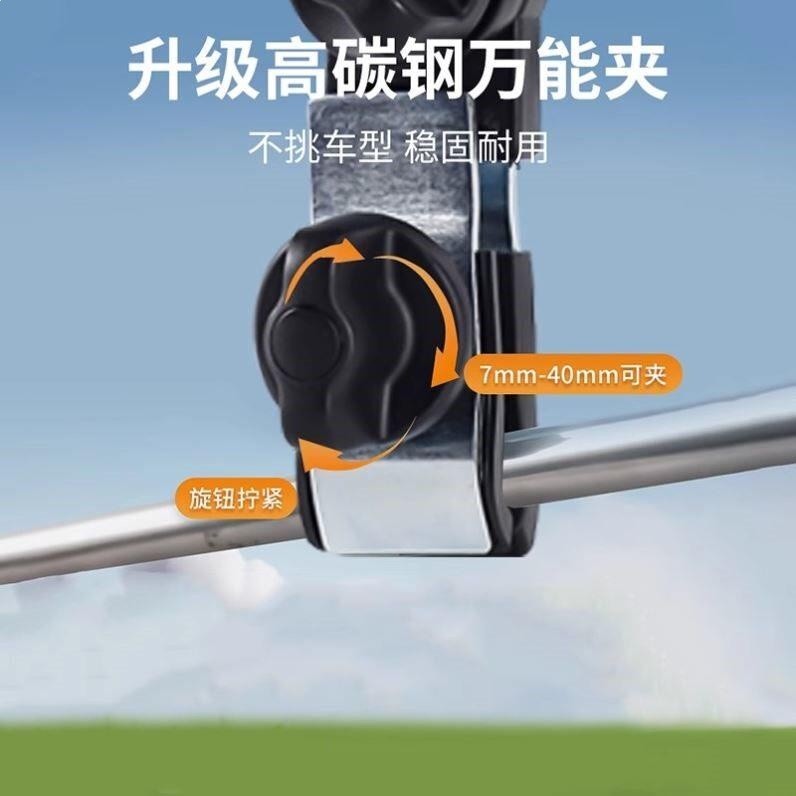嬰兒車遮陽傘支架兒童寶寶口袋推車遛娃神器腳踏車雨傘支架固定器-細節圖3