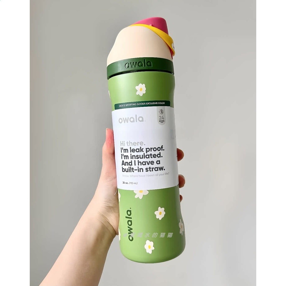 Owala FreeSip 32oz24oz雙飲北美網紅保溫杯運動水杯吸管直飲杯-規格圖5