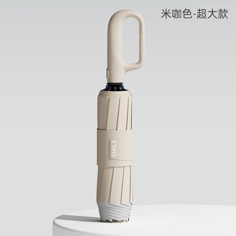 左都全自動環扣雨傘反向女加大加厚加固晴雨兩用摺疊學生專用男士-規格圖5
