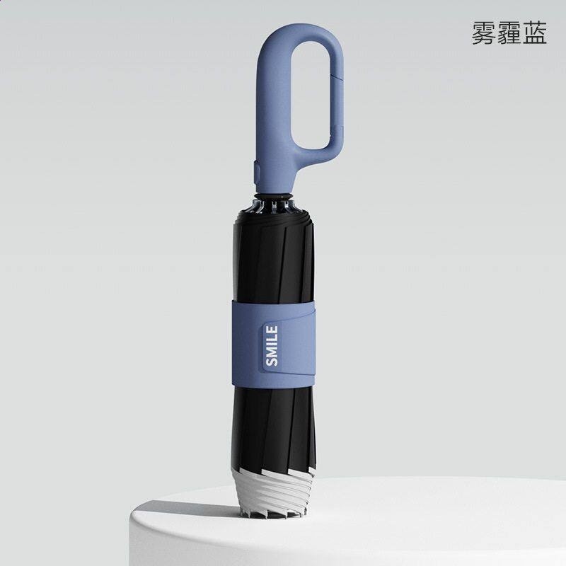 左都全自動環扣雨傘反向女加大加厚加固晴雨兩用摺疊學生專用男士-規格圖5