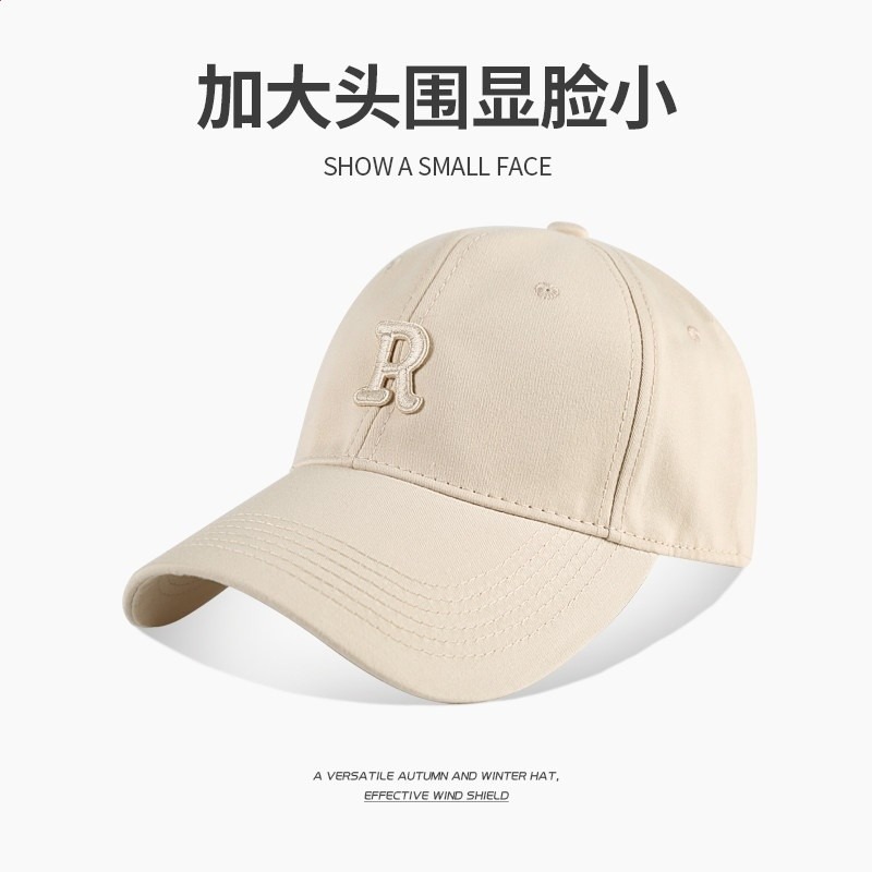 王一博同款2026新款鴨舌帽男遮陽防曬大頭圍顯臉小棒球帽加寬帽簷-規格圖5