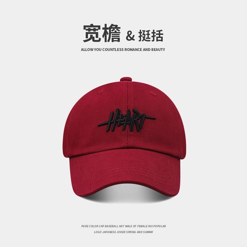 王一博同款2026新款鴨舌帽男遮陽防曬大頭圍顯臉小棒球帽加寬帽簷-規格圖5