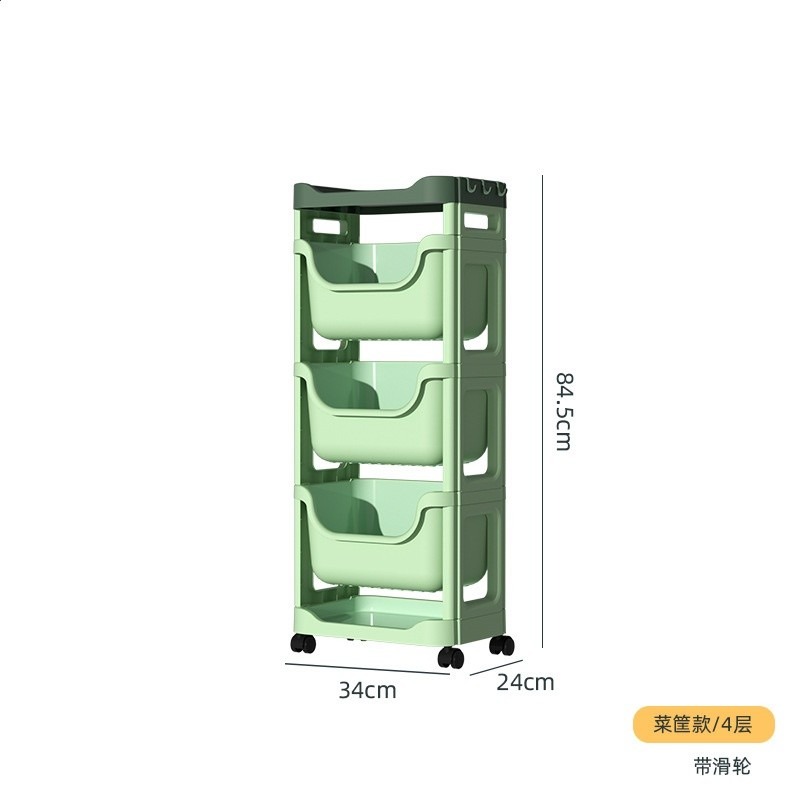 34CM寬【淺墨綠】4層