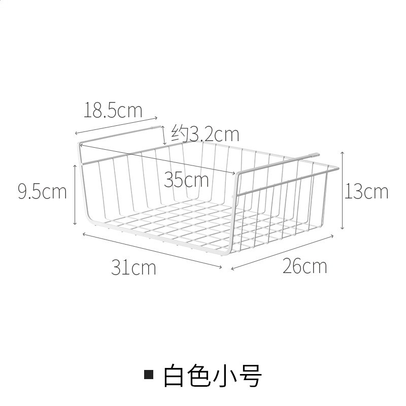 3MQR懶角落衣櫃收納分層掛架家用櫃內掛式置物架隔板分層架櫥櫃掛-規格圖5