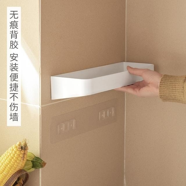 懶角落置物架廚房調料架家用收納神器調味料整理架子牆上掛式a-細節圖4