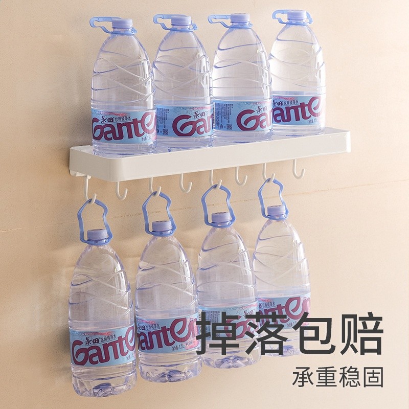 懶角落壁掛置物架廚房免打孔鍋蓋收納架刀架調味料架鐵藝多功-細節圖3