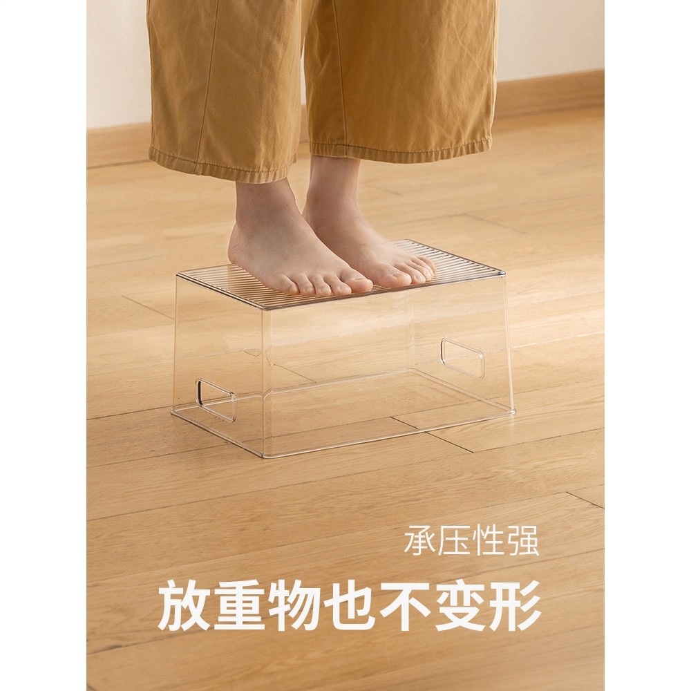 懶角落透明收納盒桌面零食收納筐化妝品置物架護膚面膜儲物整理盒-細節圖2