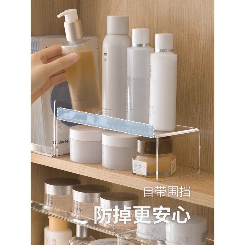 懶角落鏡櫃內收納盒抽屜化妝品口紅置物架桌面膜衛生間浴代發包郵-細節圖4
