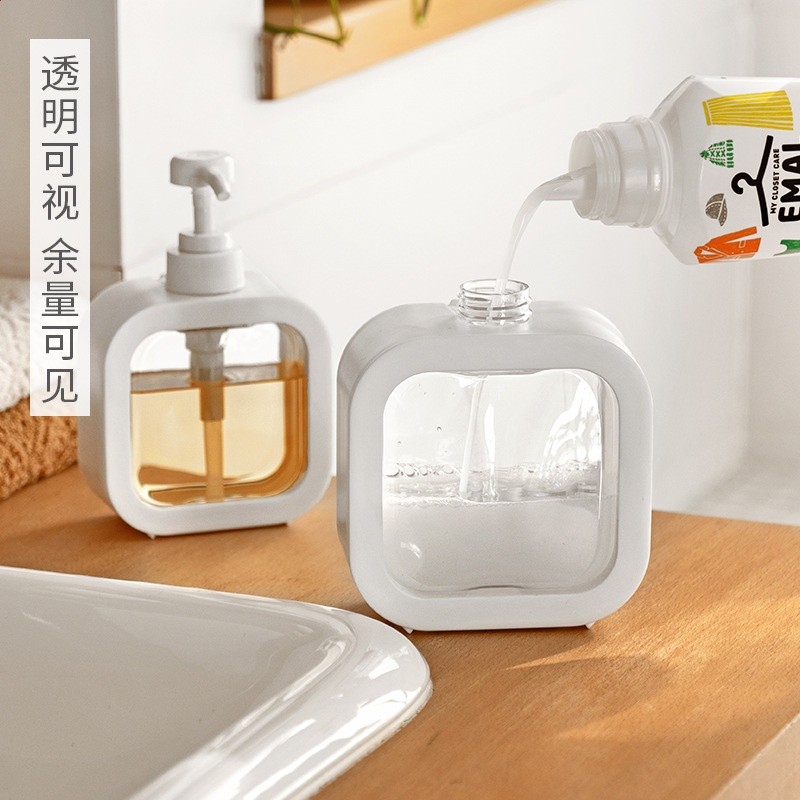 懶角落分裝瓶按壓式沐浴露洗髮水洗手液空瓶乳液分裝瓶替換空瓶子-細節圖2