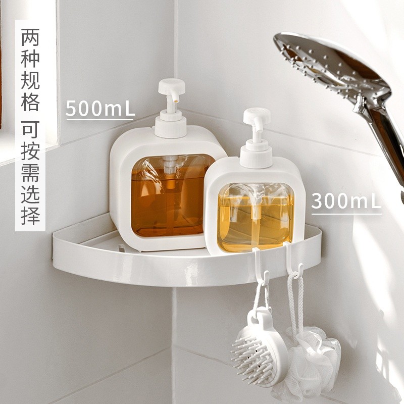懶角落分裝瓶按壓式沐浴露洗髮水洗手液空瓶乳液分裝瓶替換空瓶子-細節圖3