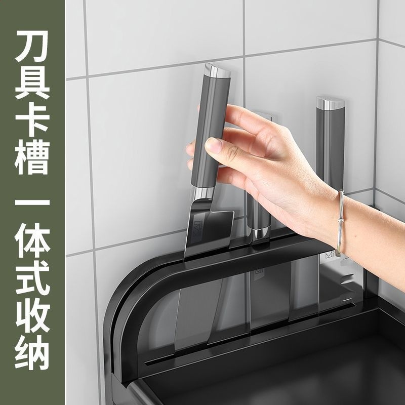 廚房置物架懶角落多功能多層調料用品刀具調味品收納架子轉角明之-細節圖2