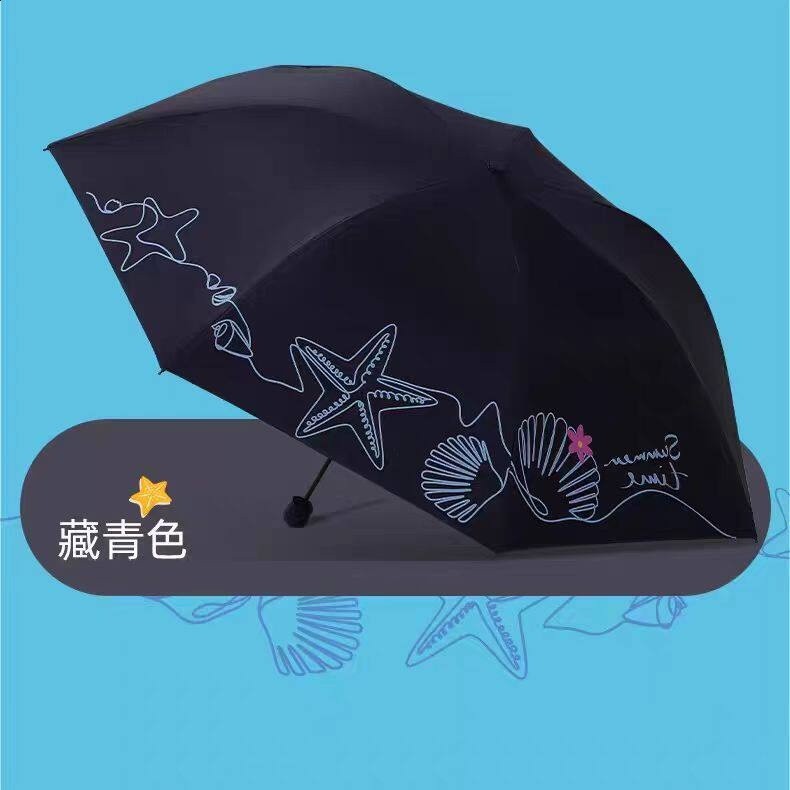 藏青色A 7骨*超輕黑膠*220克