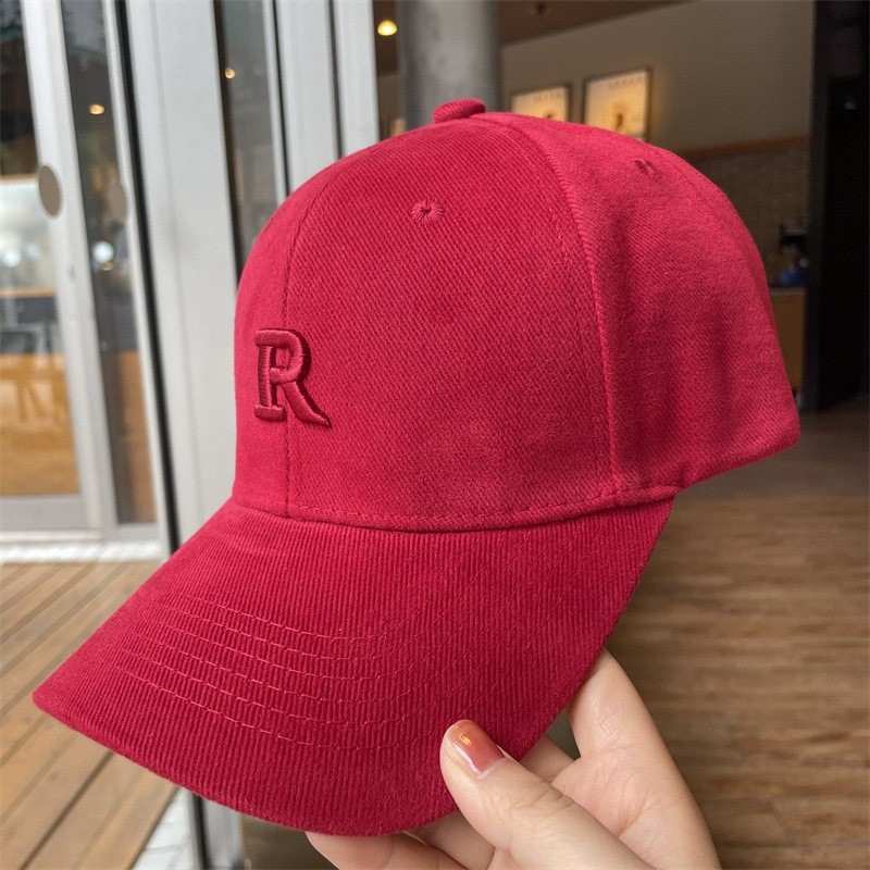 棒球帽男高頂硬頂女時尚鴨舌帽字母刺繡遮陽帽ins簡約百搭顯臉小-規格圖5