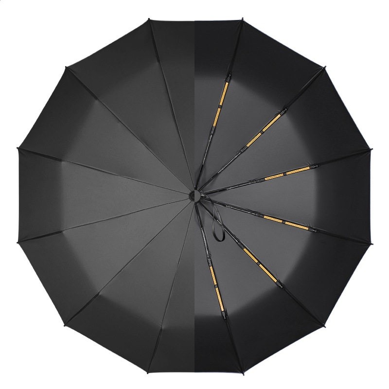 24骨抗風商務黑（105cm)-加厚黑膠