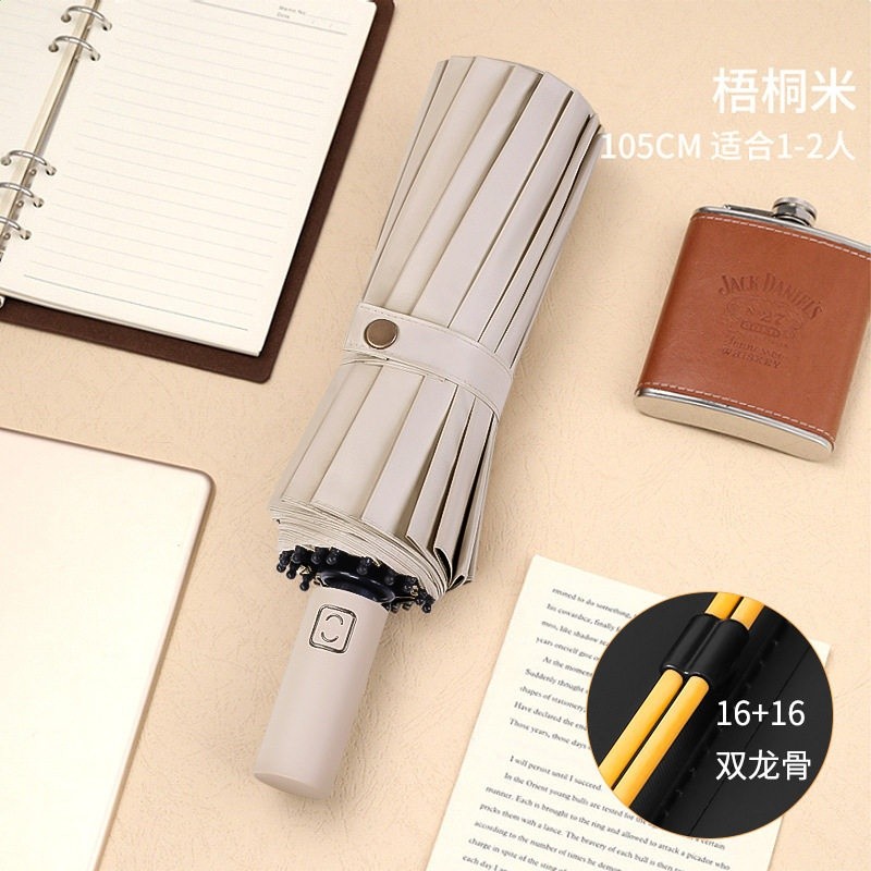 32骨抗風梧桐米（105cm)-加厚黑膠