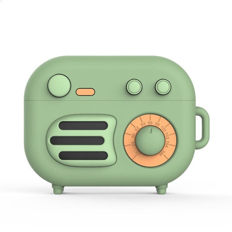 適用airpodspro保護殼行動式復古卡通軟殼藍牙耳機殼矽膠保護套-規格圖5