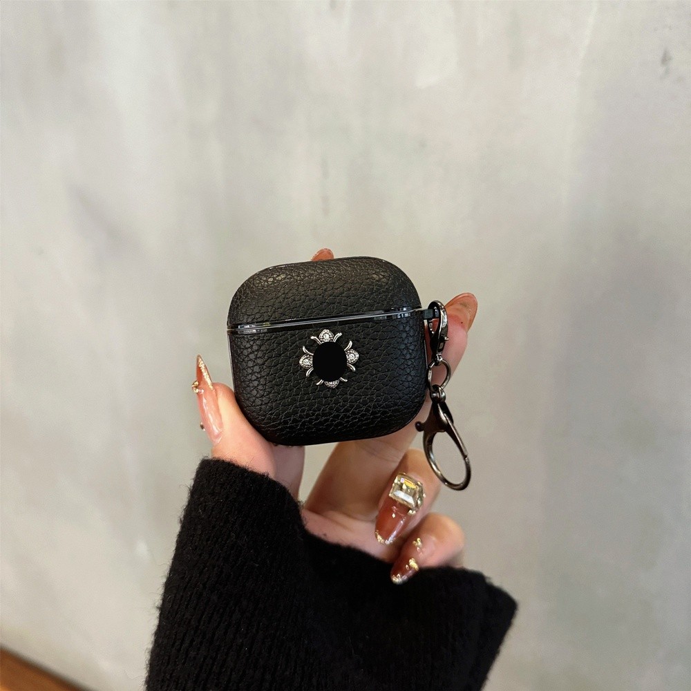 適用蘋果16promax耳機套無線藍牙airpodspro4閃鑽十字標防摔套pro-規格圖5