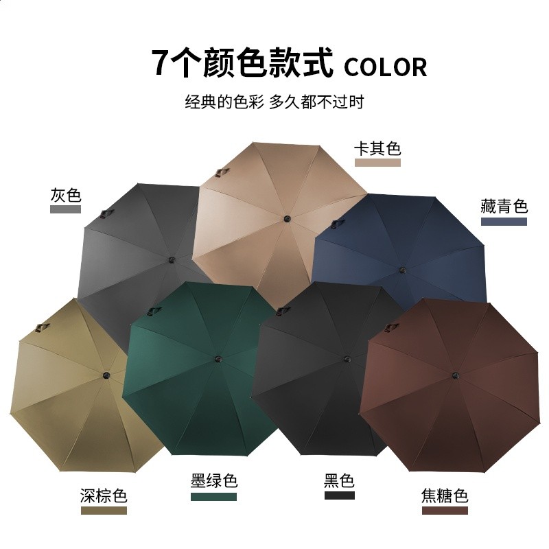 出口外貿日系自動傘雨傘長柄傘男超大傘面雙人加固抗風暴雨商務傘-細節圖5