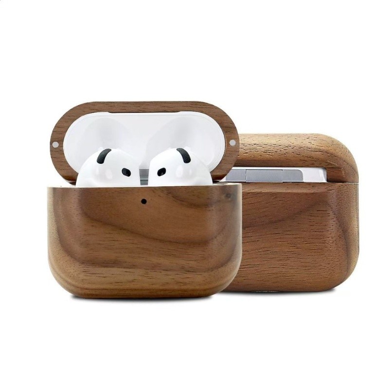 北美胡桃木AirPods保護套適用AirPods4 AirPods Pro3耳機的耳機殼-規格圖5