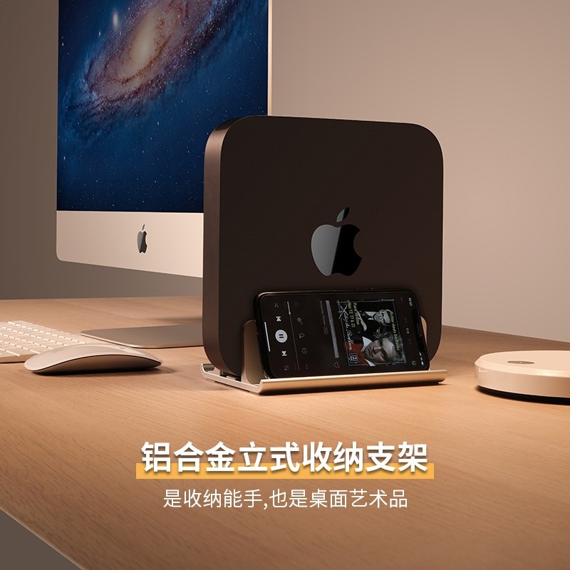 Vaydeer鹿為筆記型電腦立式支架多功能鋁合金筆記本桌面散熱收納-細節圖2