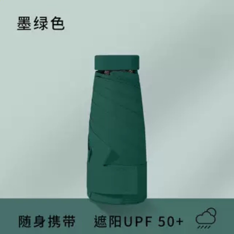 扁傘鋁合金傘骨超清袖珍五折傘摺疊迷你晴雨傘手拎包太陽傘六折傘-規格圖5