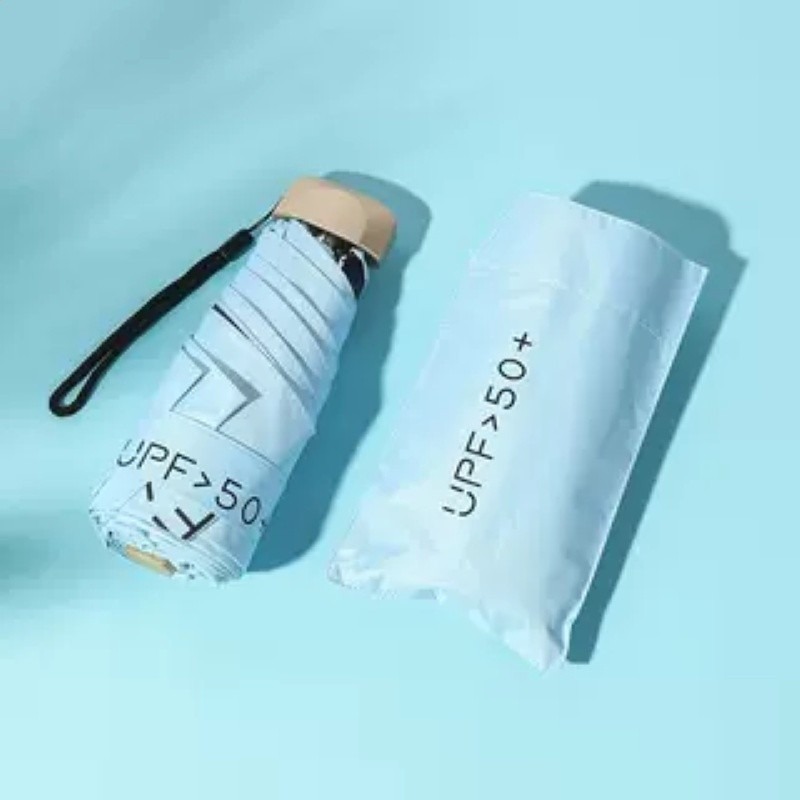 扁傘鋁合金傘骨超清袖珍五折傘摺疊迷你晴雨傘手拎包太陽傘六折傘-規格圖5