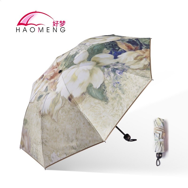 雙層晴雨兩用傘女摺疊雨傘防曬防紫外線太陽傘女upf50+小巧遮陽傘-規格圖5