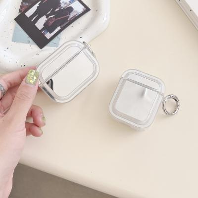 魅影單鏡面適用蘋果AirPods Pro2代藍牙耳機保護套蘋果3代耳機殼