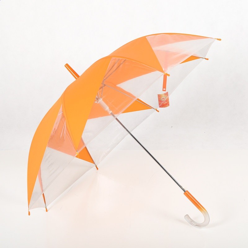 QIUTONG 荷蘭風車創意傘透明傘透明雨傘長柄傘自動傘道具傘舞蹈傘-規格圖1