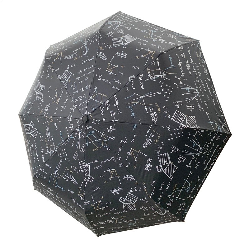 全自動創意雨傘摺疊女晴雨兩用三折傘黑膠防曬遮陽傘學生太陽傘-細節圖5