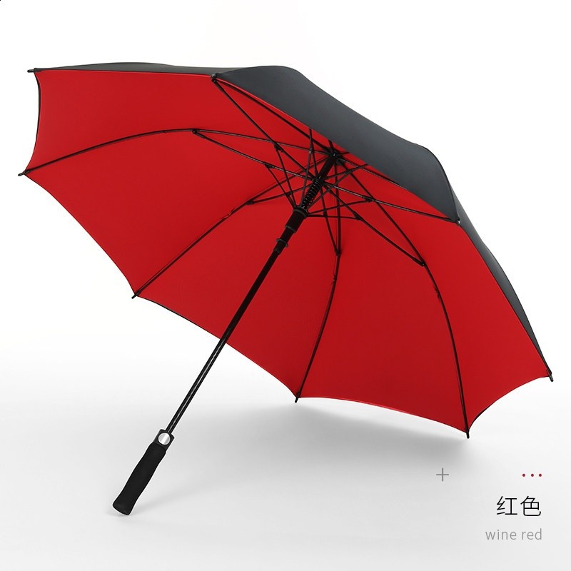自動24骨雙層大雨傘男長柄雙人超大號加固抗風晴雨兩用女暴雨專用-規格圖5