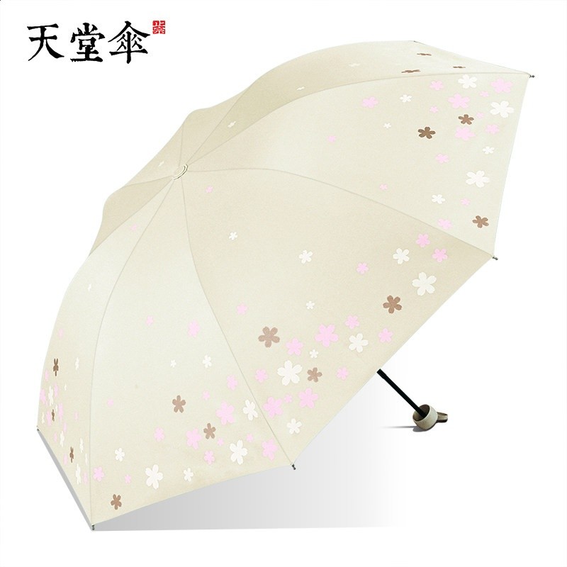天堂傘雨傘太陽傘摺疊便攜遮陽s傘防曬放紫外線男女晴雨兩用簡約-規格圖5