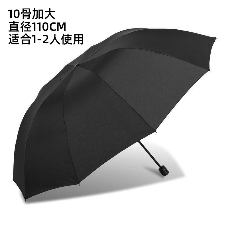 【旗艦店正品】商務黑雙人傘-傘面122cm