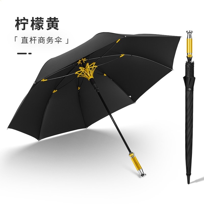 雙人加大27寸賓士4S店商務高爾夫傘寶馬直杆全纖維長柄禮品晴雨傘-規格圖5