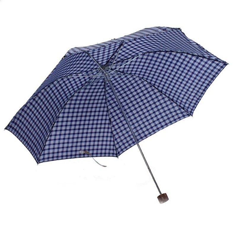 天堂傘 339 格子雨傘 天堂牌雨傘 三折傘 摺疊傘 男女通用晴雨傘-細節圖5