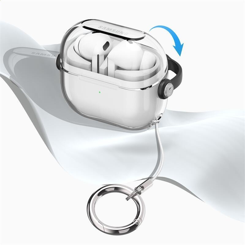 適用三星Galaxy Buds3 pro保護套透明鎖釦耳機殼Buds3耳機套-細節圖2