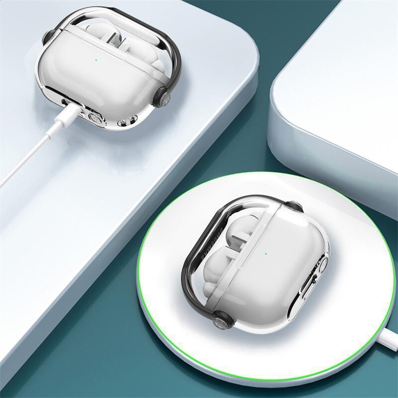 適用三星Galaxy Buds3 pro保護套透明鎖釦耳機殼Buds3耳機套-細節圖3